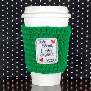 Handmade Coffee Cozy Funny Holiday